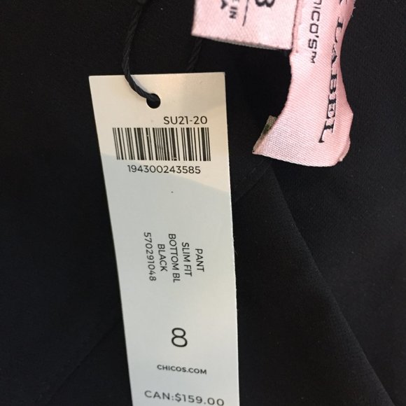 Sleek Black Chico Dress pants - Picture 3 of 5